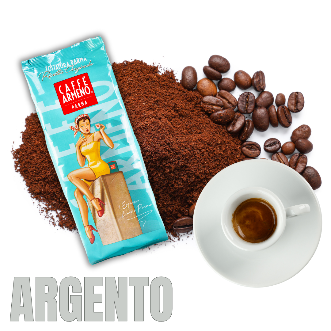 Silber – Kaffeebohnen