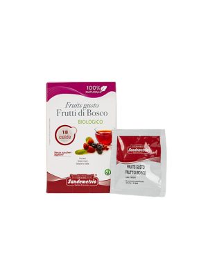 Organic forest fruits herbal tea – 44mm pads – 18 pcs