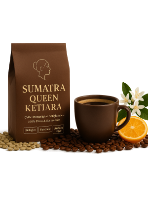 SUMATRA QUEEN KETIARA 100% ARABICA - Caffè in grani e macinato