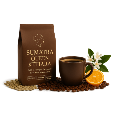 SUMATRA QUEEN KETIARA - Coffee beans and ground coffee