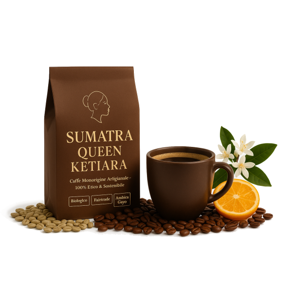 SUMATRA QUEEN KETIARA 100% ARABICA - Caffè in grani e macinato